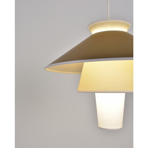 Hanging lamp Ruche S - Ochre