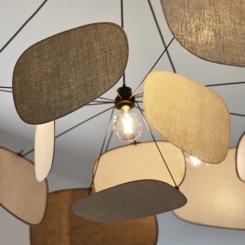 Lampada a sospensione XXL Screen 70's