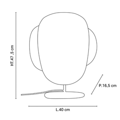 Tischlampe Screen 70's 1l