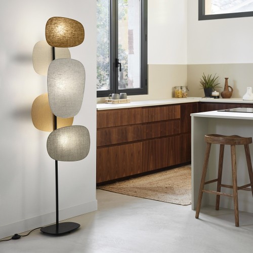 Scherm 70's 3l vloerlamp