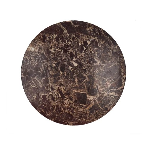 Table top CARRARA DIA 45 x H 1.5 cm - red