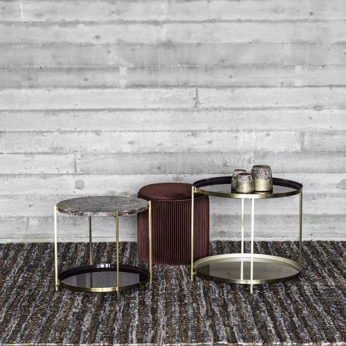 Dessus de table CARRARA DIA 45 x H 1,5 cm - rouge