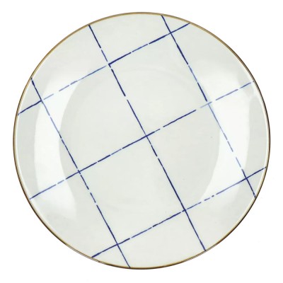 Assiette plate ANAFI - bleu 2