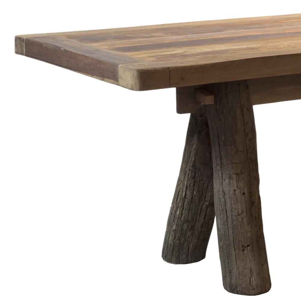 Table à manger OVISTON L 260 x W 85 x H 76 cm - naturel