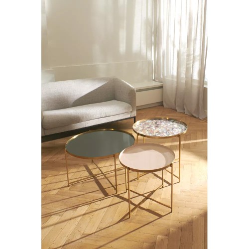 L FLEX Beine L 67,5 x B 67,5 x H 38 cm - gold