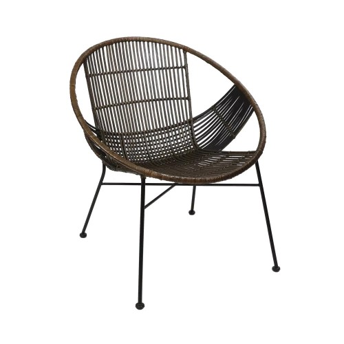 Sillón CAPPUCINO L 70 x A 67 x Alt 79 cm - marrón oscuro