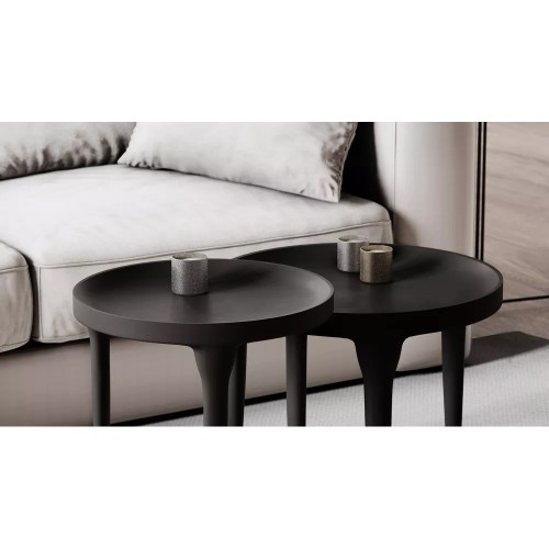 Tisch TRIP DIA 49 x H 35 cm - schwarz