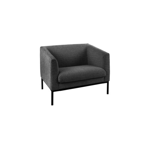 Sillón CONY - gris oscuro
