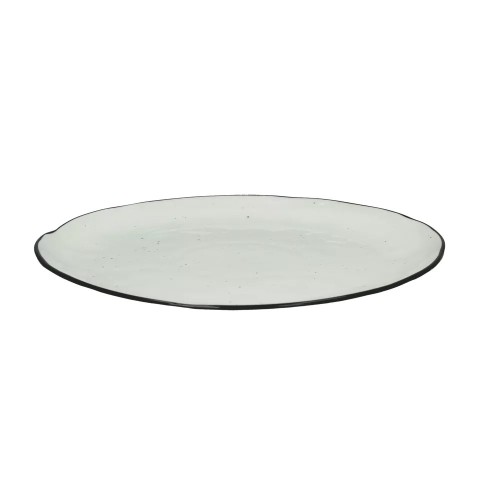 BASIL dinner plate - white