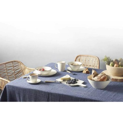 BASIL dinner plate - white 2