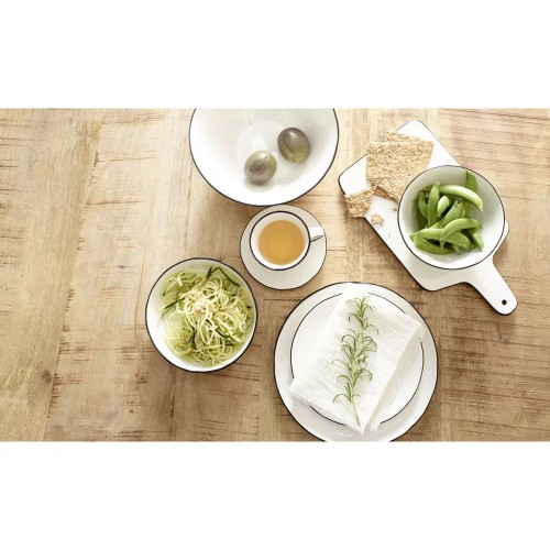 Assiette plate BASIL - blanc