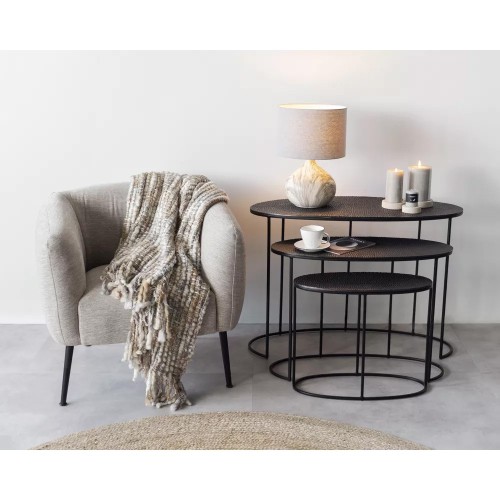 BASIL Tasse und Untertasse - weiß