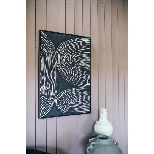 Tela con telaio SESTRI L 83 x L 4,3 x H 123 cm - nero