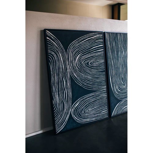 Tela con telaio SESTRI L 83 x L 4,3 x H 123 cm - nero