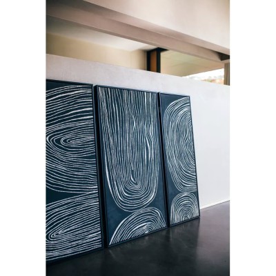 Canvas met SESTRI frame L 43 x B 4,3 x H 123 cm - zwart 2