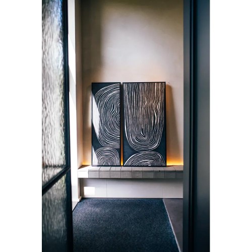 Tela con telaio SESTRI L 63 x L 4,3 x H 123 cm - nero