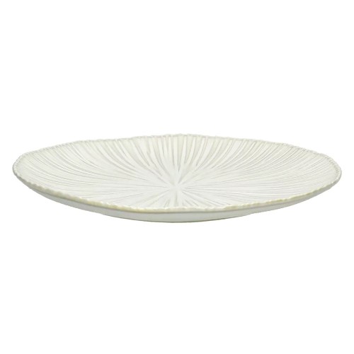 Assiette plate MYSA - blanc