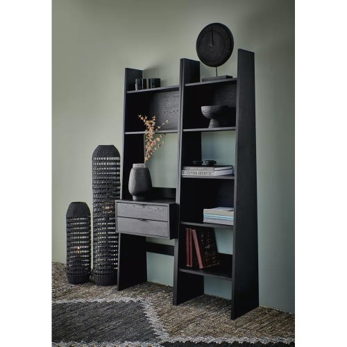 Lampada da terra ROTA DIA 22 x H 70 cm - nero