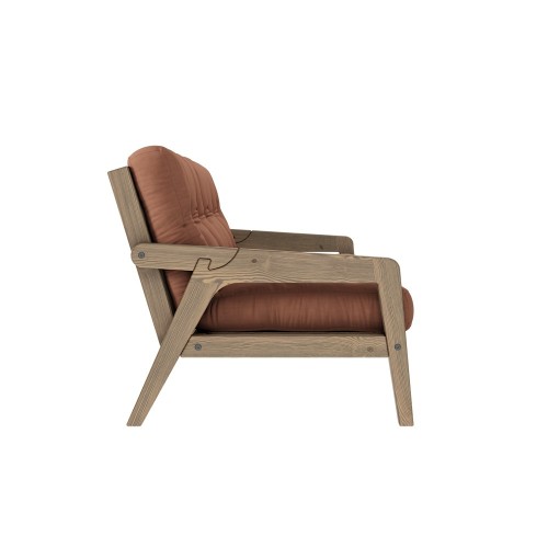 3-zits slaapbank Grab - 759 Clay Brown