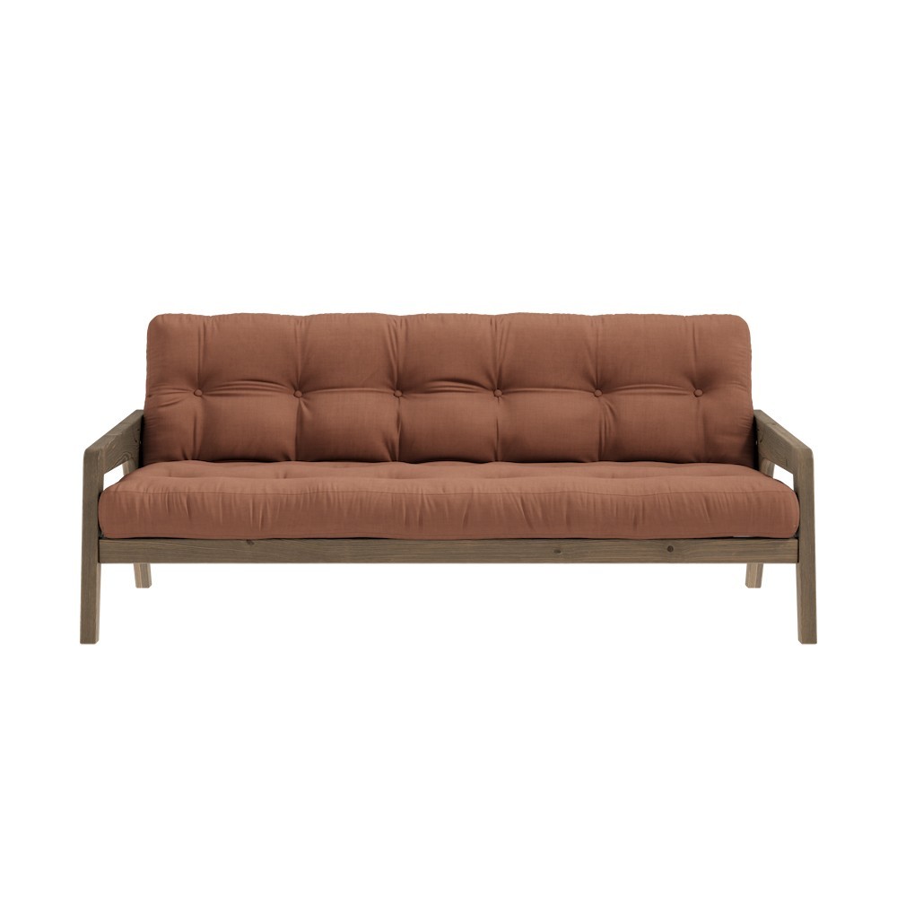 3-zits slaapbank Grab - 759 Clay Brown