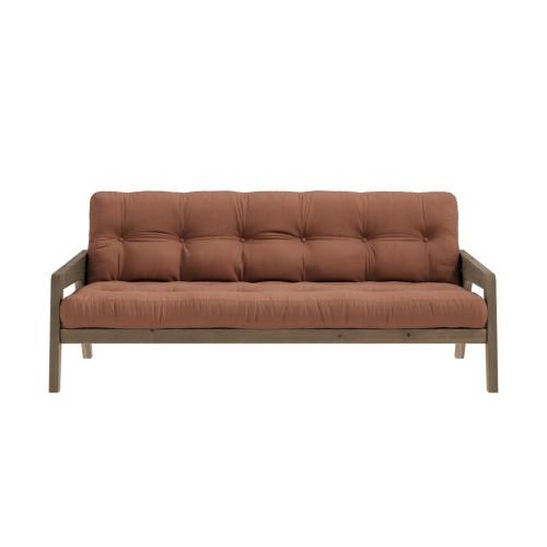 Divano letto 3 posti Grab - 759 Clay Brown