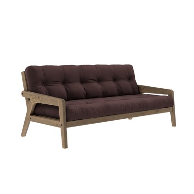 3-seater sofa-bed Grab - 715 Brown Karup Design