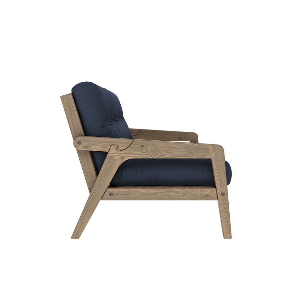 3-seater sofa bed Grab - 737 Navy