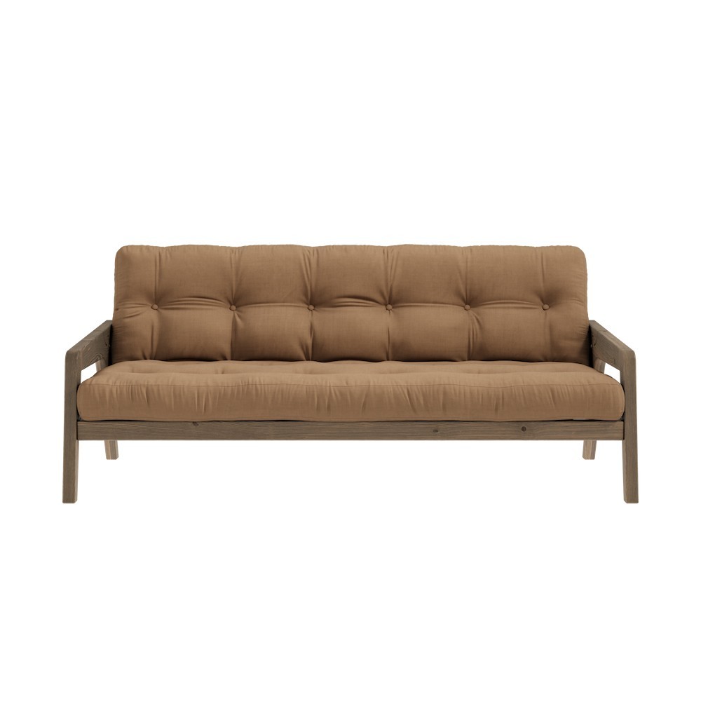 3-zits slaapbank Grab - 755 Mocca