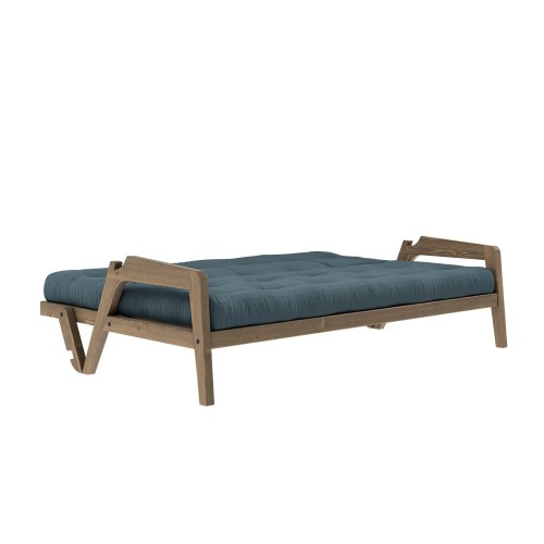 3-seater sofa bed Grab - 757 Petrol Blue