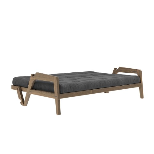 3-seater sofa bed Grab - 511 Charcoal