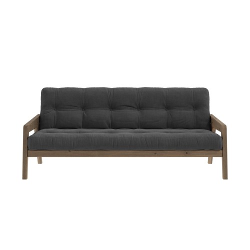 3-Sitzer Schlafsofa Grab - 511 Charcoal