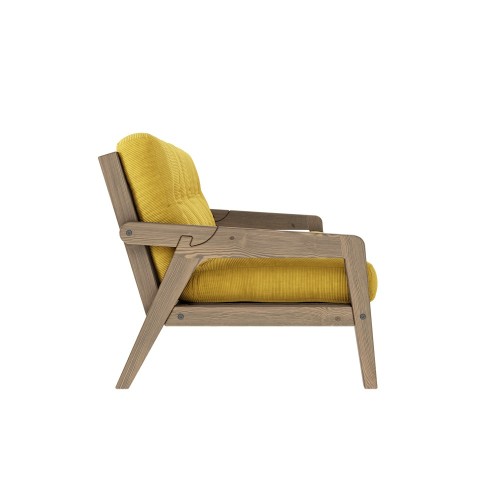 Grab 3-seater sofa bed - 514 Honey