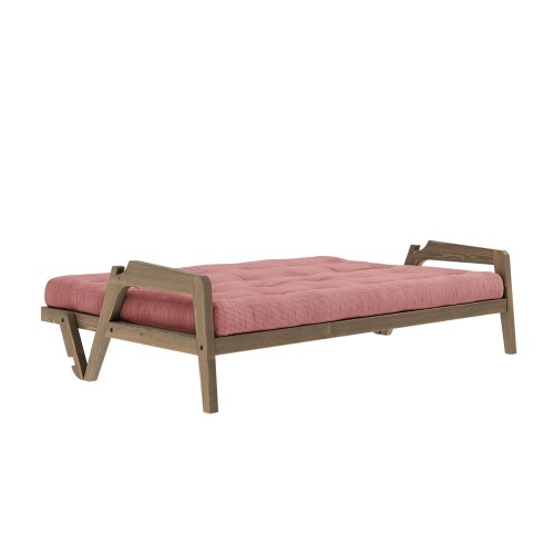 3-seater sofa bed Grab - 516 Sorbet Pink
