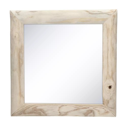 Espejo PAULY L 60 x A 2,5 x A 60 cm - natural