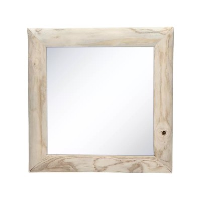 Miroir PAULY L 40 x W 2,5 x H 40 cm - naturel 2