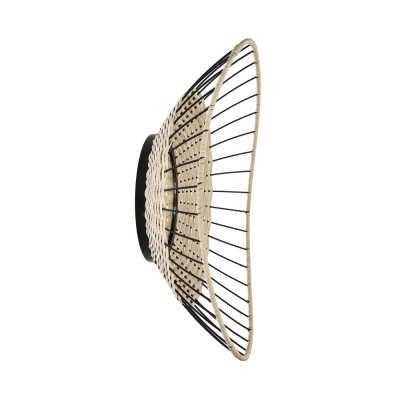 TRIX spiegel DIA 49 x H 16 cm - naturel/zwart 2