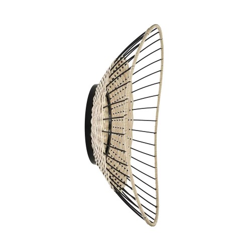 Specchio TRIX DIA 49 x H 16 cm - naturale/nero