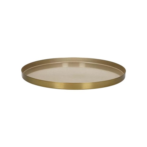 S FLEX tray - DIA 45 x H 2 cm - champagne