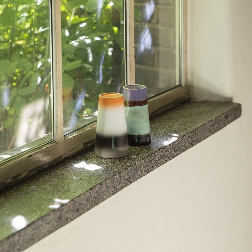 70s ceramics: latte mugs, Boogie (set of 2)