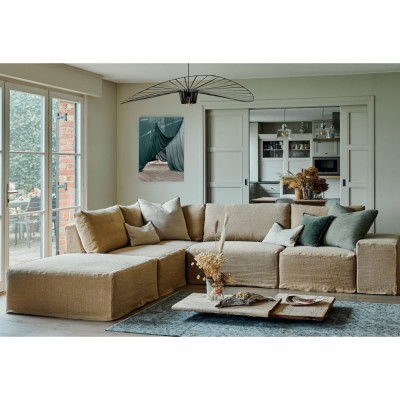 Chauffeuse d'angle Arles 100 x 100 cm Home Spirit