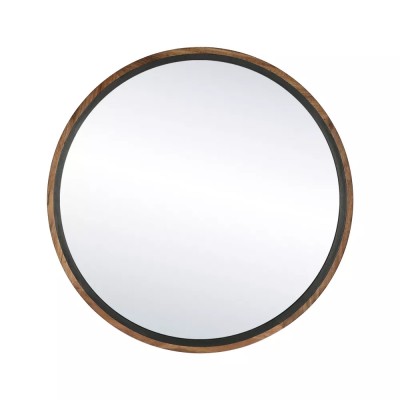 Spiegel GRAMM DIA 90 x H 4,5 cm - natur/schwarz Pomax