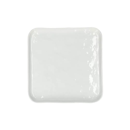 PORCELINO SQUARE dessert plate - white