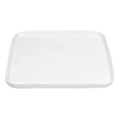 Dinner plate PORCELINO SQUARE - white