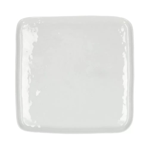 Assiette plate PORCELINO SQUARE - blanc