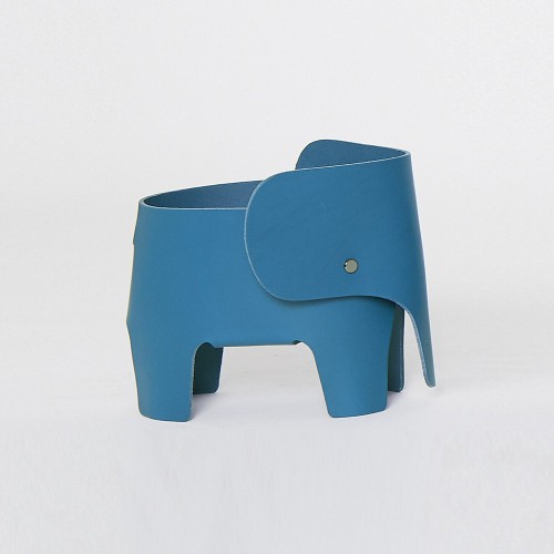Elephant night lamp - blue