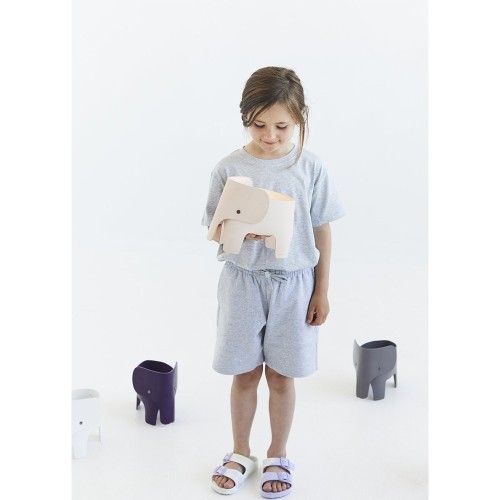 Elephant night lamp - grey