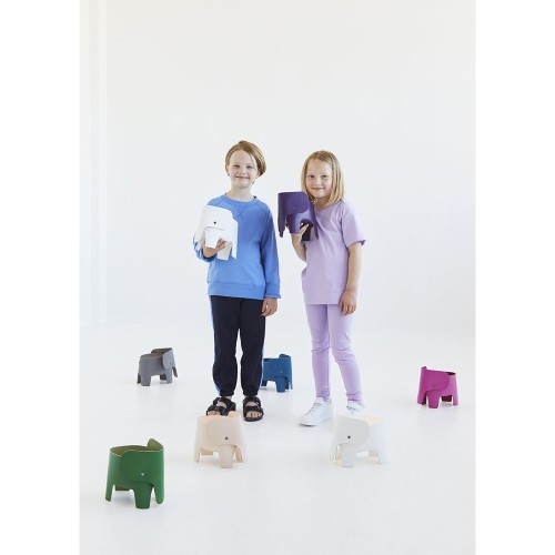 Elephant night lamp - purple