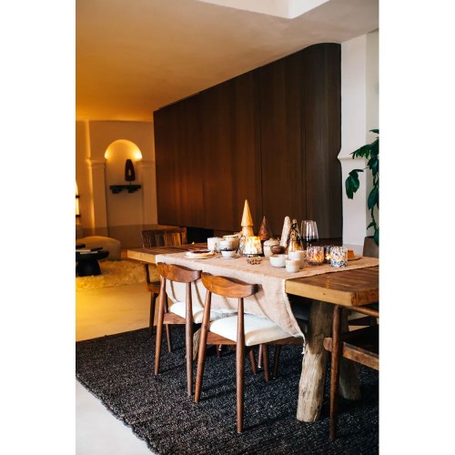 Alice short-pile rug - L 350 x W 250 cm - brown