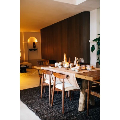 Tapis à poils ras Alice - L 240 x W 180 cm - brun 2