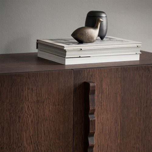 Credenza Unda - Rovere tinto scuro